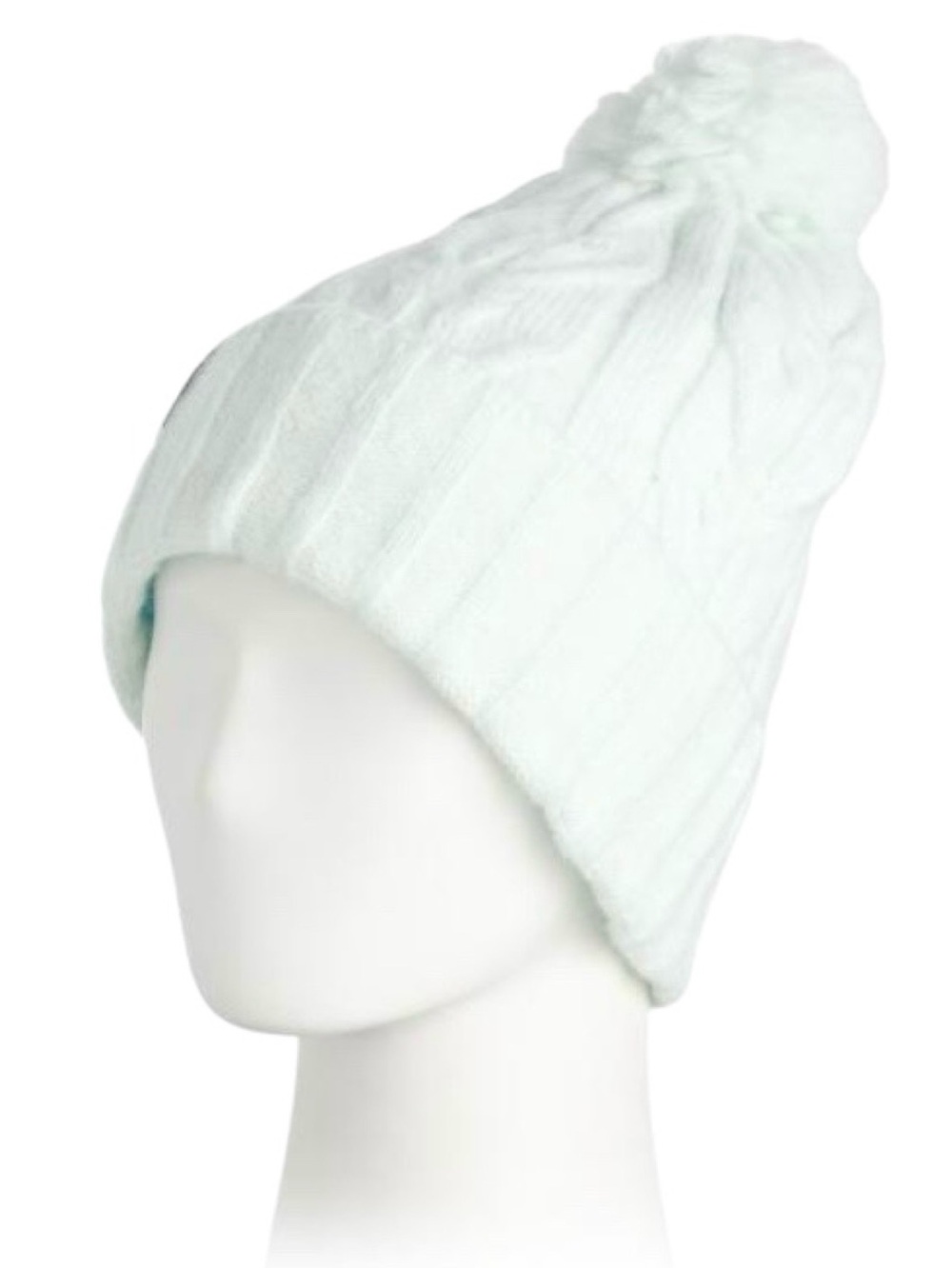 Turtle Fur Aqua Recycle Emma Beanie with Pom Accent (NWT)
